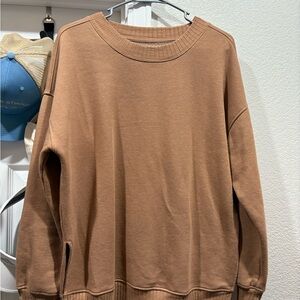 SO Women’s Tan Crewneck Sweater
